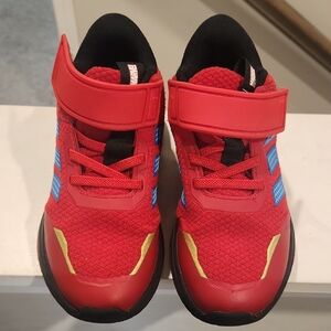 Puma Kids Red and Blue Sneakers